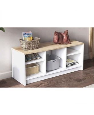 Shoe Rack, White - BRT53