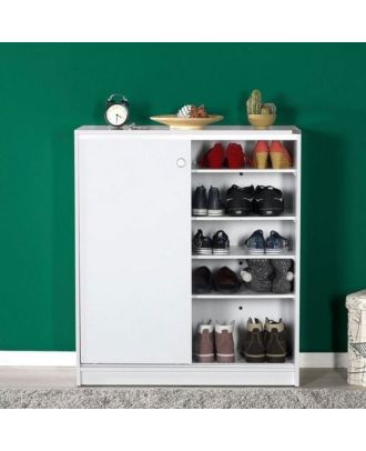 Shoe Rack, White - BRT57