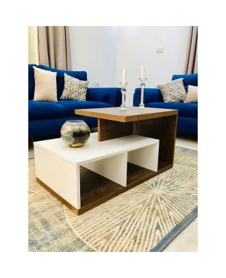 Coffee Table, White*Brown - BRT61