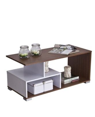 Coffee Table, White*Brown - BRT87