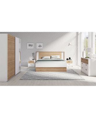 غرفة نوم 3  قطع - بيج*ابيض -  BRTRM02