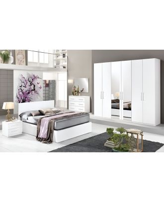 غرفة نوم 5  قطع - ابيض  -  BRTRM10