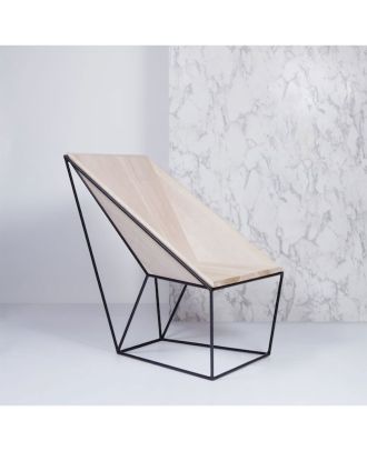 Modern chair, black - cal.bch.03