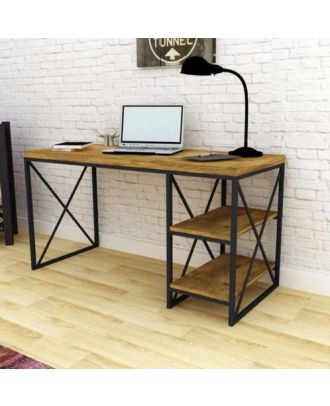 Black Metal Desk- 120cm - cal.off.09