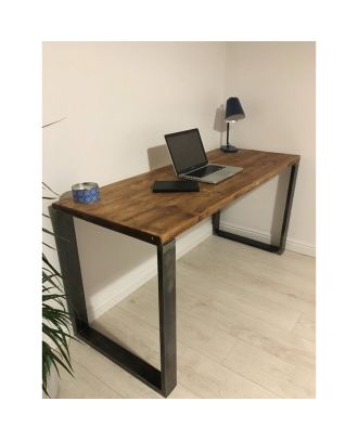 Black Metal Desk- 120cm - cal.off.15