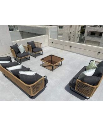 Outdoor set - 2 sofa, chair, and table - SH182