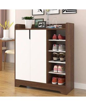 Shoe Rack, Brown*White - A047