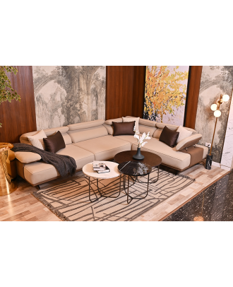 Carla L-Shape, Beige - art-ne6