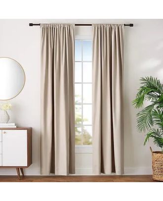 Blackout curtain, Beige, 140*260cm - cat-1
