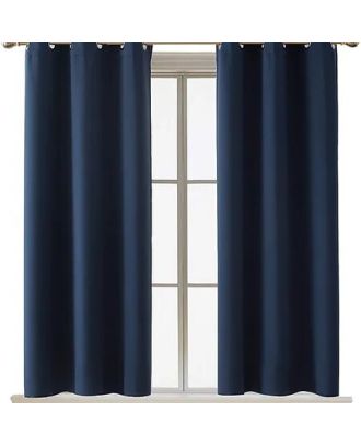 Blackout curtain, Navy Blue, 270*260cm - cat-54