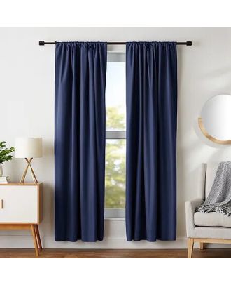 Blackout curtain, Navy Blue, 140*260cm - cat-55
