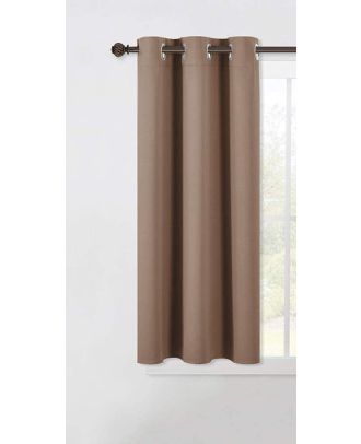 Blackout curtain, Brown, 132*160cm - cat-75