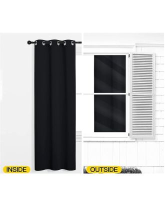 Blackout curtain, Black, 132*214cm - cat-95