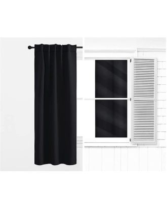 Blackout curtain, Black, 132*214cm - cat-96