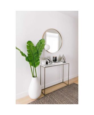 كونسول مع مرايا 100سم - ذهبي - Co123