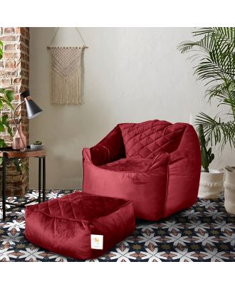 Bean Bag Burgundy - com-24