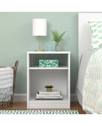 Commode 2 shelves, White - COM 04