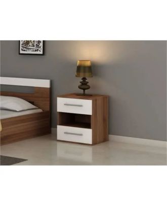 Commode 40cm, White*Brown - COM 14