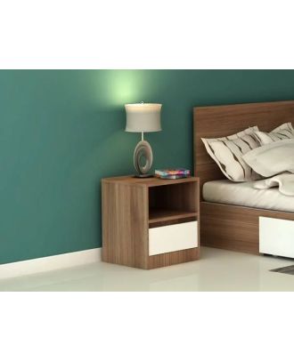 Commode 40cm, White*Brown - COM 17