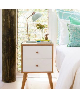 Commode 40cm, White*Wooden - COM 19