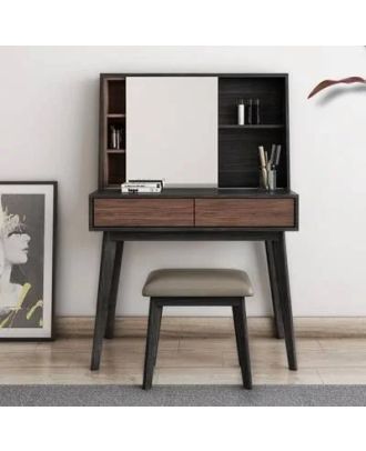 Makeup vanity 100cm, Black*Brown - CRT05