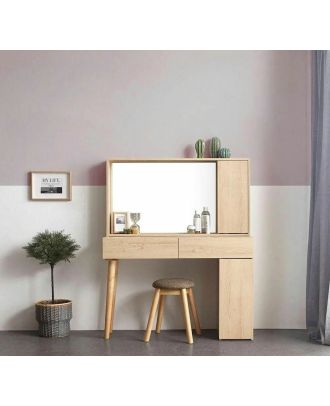 Makeup vanity 100cm, Wooden - CRT14