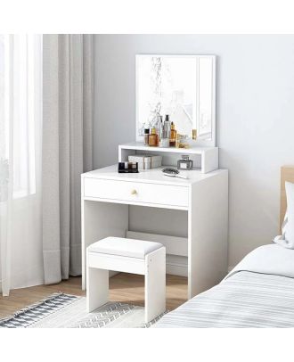 Makeup vanity 80cm, white - CRT18
