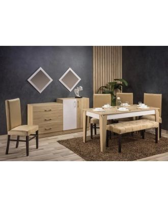 Dining room 4 chairs, MDF wood - DIR 15