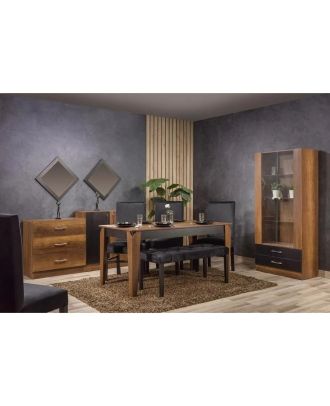 Dining room 4 chairs, MDF wood - DIR 19