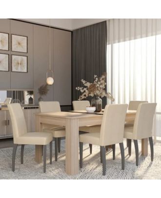 Dining table 150*90cm, beige - DIR 2
