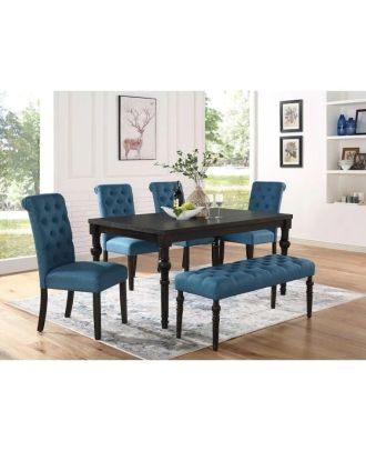 Dining table with 4 chairs and banquette - DIR 21