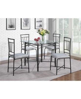 Dining Table, 5 pieces Black - DT132