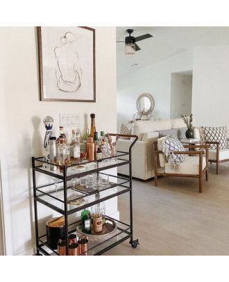 Serving table, Black - DTR107