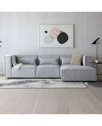 L-Shape With Pouf, multi-colors - DVR 099