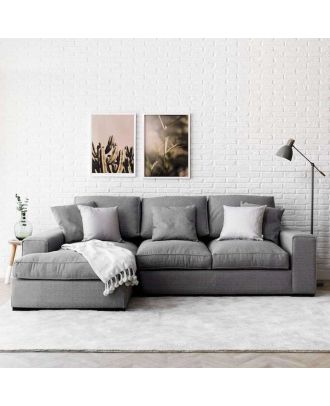 L-Shape 270*170cm, Gray - DVR 17