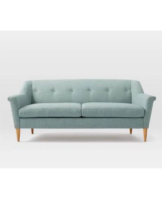 Sofa two-seat, 180 cm, blue - DVR 22