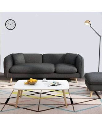 Sofa two-seat, black - DVR 79