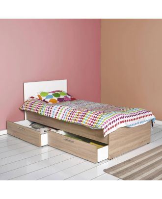 Wooden Storage Bed - BED-EG897