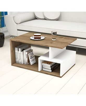 Coffee Table, White*Brown - EGAH05