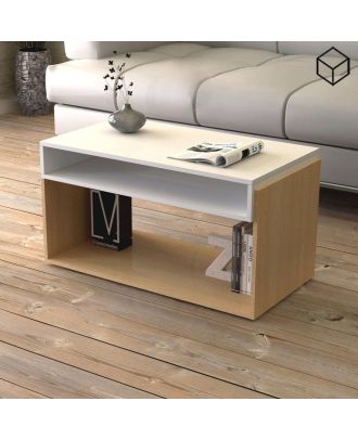 ترابيزة قهوة مودرن، بيج*ابيض - EGAN13