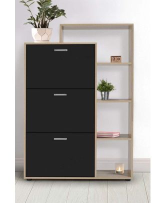 Shoe Rack, Black*Beige - EGASH07