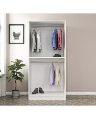 دولاب 120سم - ابيض - ekacupbord16