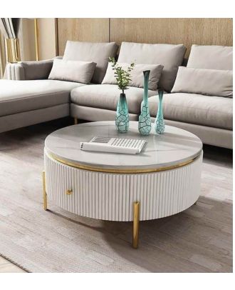 ترابيزة قهوة - ابيض - EL04