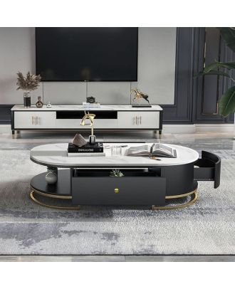 طقم ترابيزات، اسود*ابيض - EL75