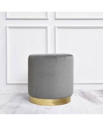 بوف قطيفة - رمادي - FKZ028