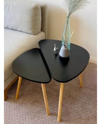 ترابيزة قطعتين - اسود - fna3