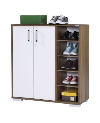 جزامة 2 درفة 100*90سم - بني*ابيض - ft002