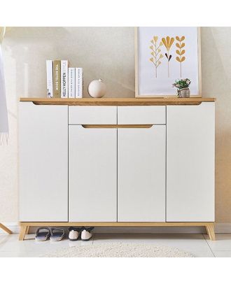 جزامة 4 درفة 140*100سم - بيج*ابيض- ft003