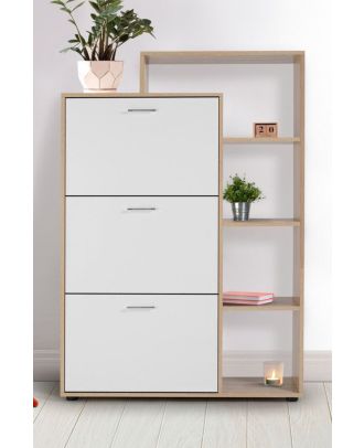 Shoe Rack, White*Beige - Ft007