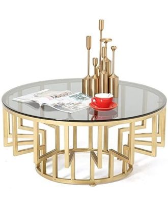 Coffee Table, Gold, 80cm - HACHM7000